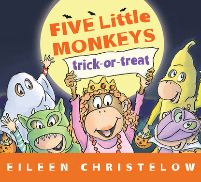 Five Little Monkeys Trick-Or-Treat by Eileen Christelow book cover
