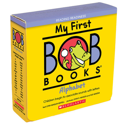 Book cover of My First Bob Books - Alphabet Box Set Phonics, Letter Sounds, Ages 3 and Up, Pre-K (Reading Readiness) by Kertell, Lynn Maslen