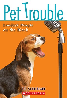 Book cover of Loudest Beagle on the Block by Sutherland, Tui T.