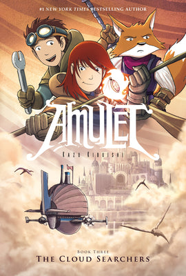 The Cloud Searchers: A Graphic Novel (Amulet #3) by Kazu Kibuishi book cover