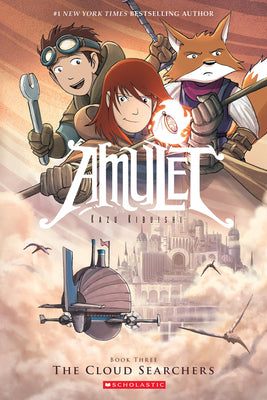 Book cover of The Cloud Searchers: A Graphic Novel (Amulet #3) by Kibuishi, Kazu
