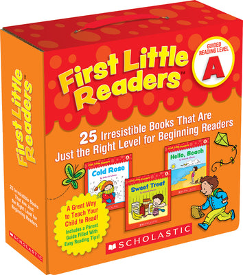 Book cover of First Little Readers Parent Pack: Guided Reading Level a: 25 Irresistible Books That Are Just the Right Level for Beginning Readers by Charlesworth, Liza