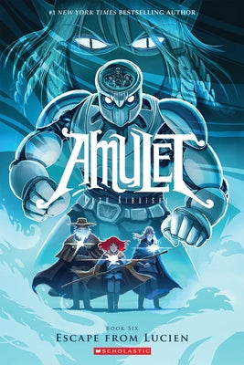 Book cover of Escape from Lucien: A Graphic Novel (Amulet #6) by Kibuishi, Kazu