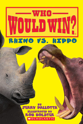 Rhino vs. Hippo (Who Would Win?) by Pallotta, Jerry book cover