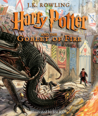 Book cover of Harry Potter and the Goblet of Fire: The Illustrated Edition (Harry Potter, Book 4) by Rowling, J. K.