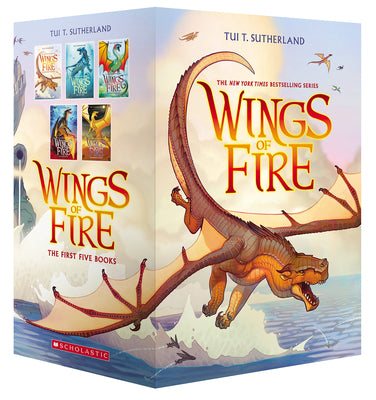 Book cover of Wings of Fire Boxset, Books 1-5 by Sutherland, Tui T.