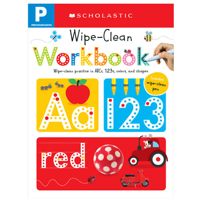 Pre-K Wipe-Clean Workbook: Scholastic Early Learners (Wipe-Clean) by Scholastic book cover