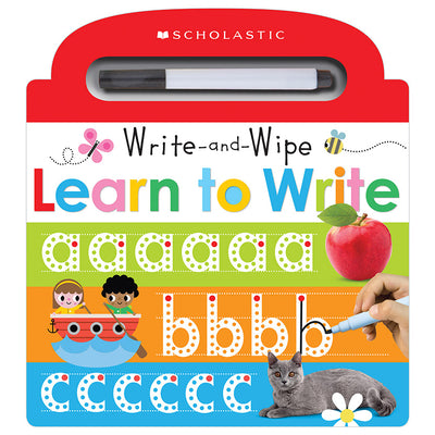 Learn to Write: Scholastic Early Learners (Write and Wipe) by Scholastic book cover