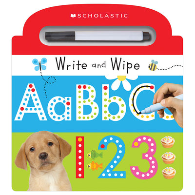 Write and Wipe ABC 123: Scholastic Early Learners (Write and Wipe) by Scholastic book cover
