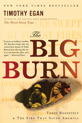 The Big Burn: Teddy Roosevelt and the Fire That Saved America by Egan, Timothy book cover