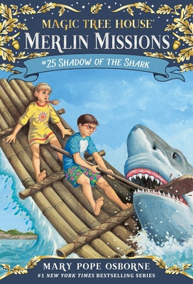 Shadow of the Shark by Mary Pope Osborne book cover