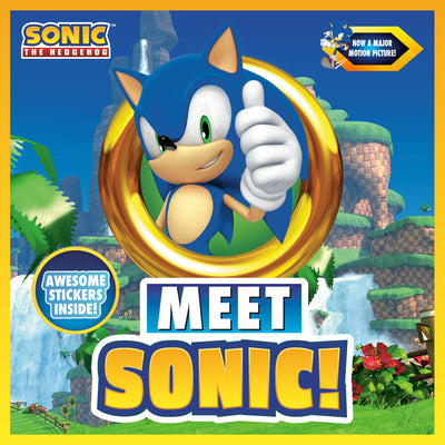 Book cover of Meet Sonic!: A Sonic the Hedgehog Storybook by Penguin Young Readers Licenses