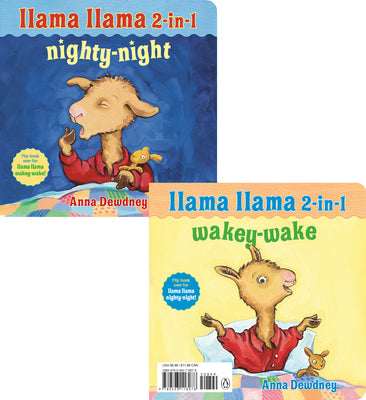 Llama Llama 2-In-1: Wakey-Wake/Nighty-Night by Dewdney, Anna book cover