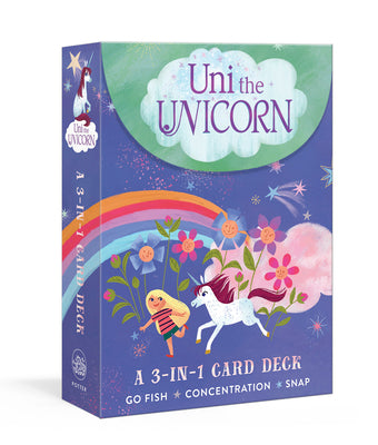 Uni the Unicorn: A 3-In-1 Card Deck: Card Games Include Go Fish, Concentration, and Snap product image