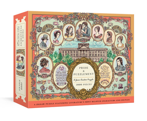 Pride and Puzzlement: A Jane Austen Puzzle: A 1000-Piece Jigsaw Puzzle Featuring Literature's Most Beloved Characters and Couples: Jigsaw Puzzles for product image