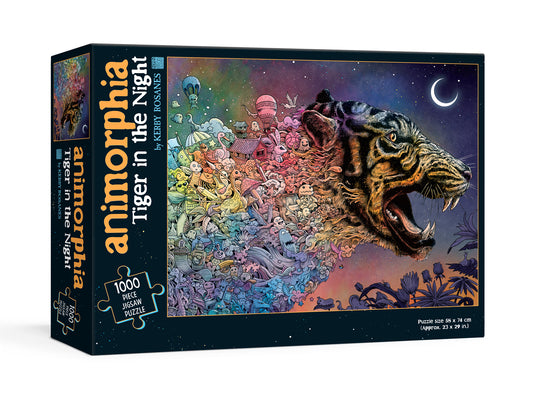 Animorphia Tiger in the Night Puzzle product image