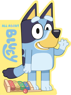 Book cover of All about Bluey by Penguin Young Readers Licenses