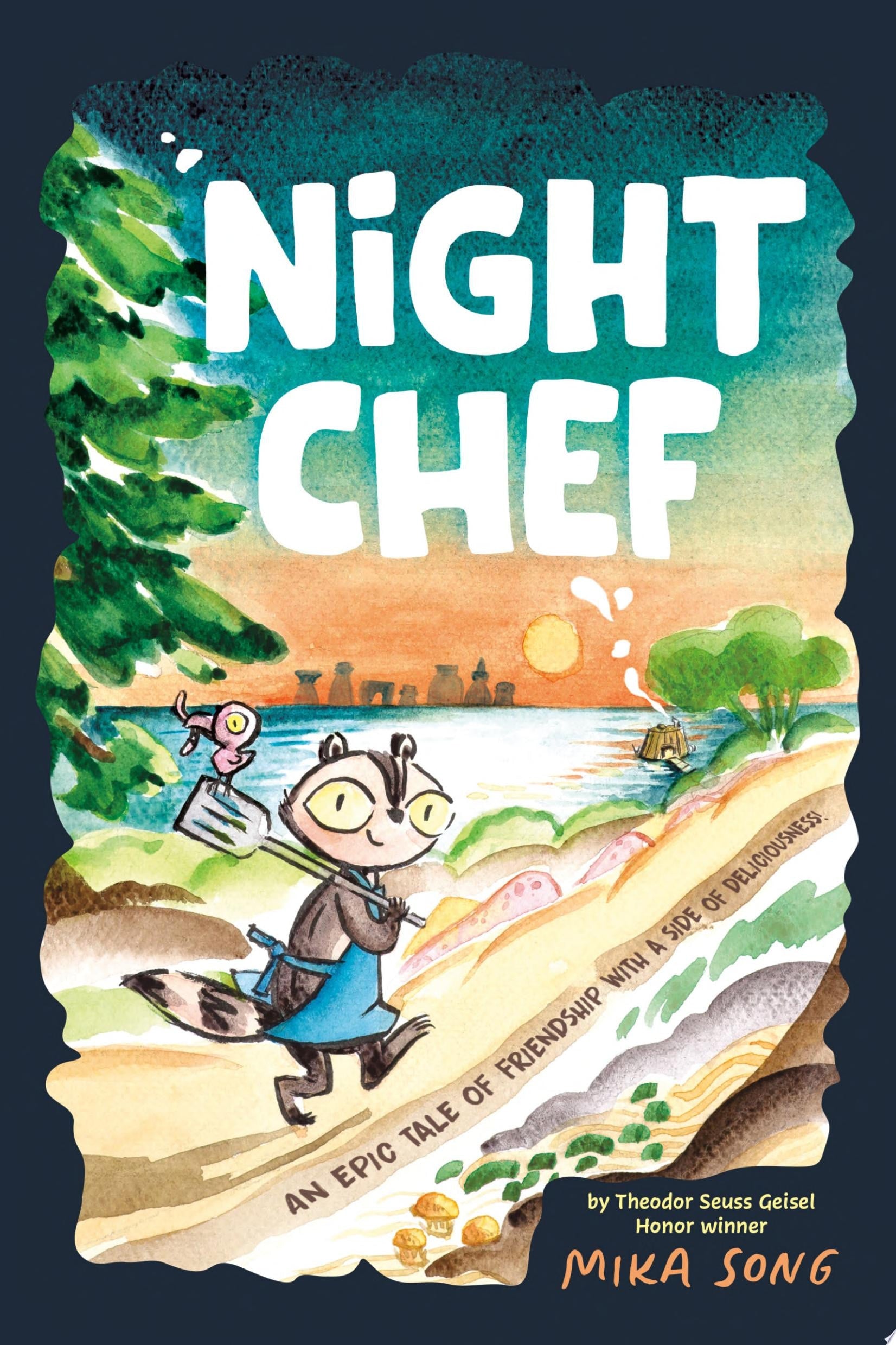 Book cover of Night Chef: An Epic Tale of Friendship with a Side of Deliciousness! (a Graphic Novel) by Song, Mika