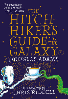 The Hitchhiker's Guide to the Galaxy: The Illustrated Edition by Adams, Douglas book cover