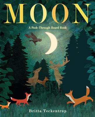 Book cover of Moon: A Peek-Through Board Book by Teckentrup, Britta