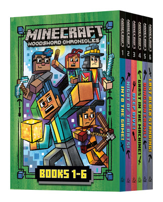 Book cover of Minecraft Woodsword Chronicles: The Complete Series: Books 1-6 (Minecraft Woodsword Chronicles) by Eliopulos, Nick