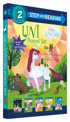 Uni the Unicorn Step Into Reading Boxed Set: Uni Brings Spring; Uni's First Sleepover; Uni Goes to School; Uni Bakes a Cake; Uni and the Perfect Prese by Amy Krouse Rosenthal book cover