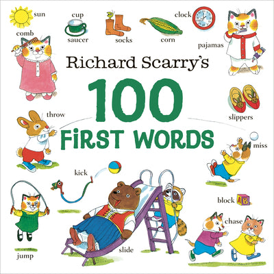 Richard Scarry's 100 First Words by Richard Scarry book cover