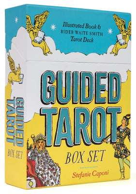 Guided Tarot Box Set: Illustrated Book & Rider Waite Smith Tarot Deck by Caponi, Stefanie book cover