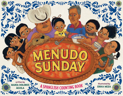 Book cover of Menudo Sunday: A Spanglish Counting Book by DIAL