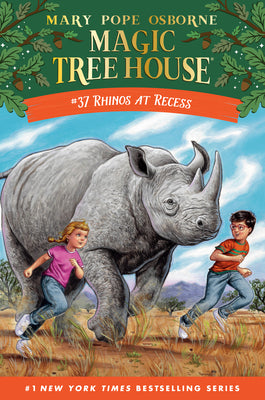 Rhinos at Recess by Mary Pope Osborne book cover