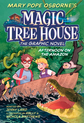 Book cover of Afternoon on the Amazon Graphic Novel by Osborne, Mary Pope
