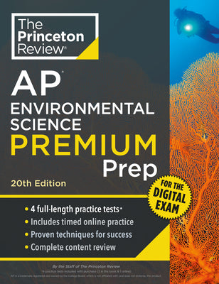 Book cover of Princeton Review AP Environmental Science Premium Prep, 20th Edition: 4 Practice Tests + Digital Practice Online + Content Review by The Princeton Review