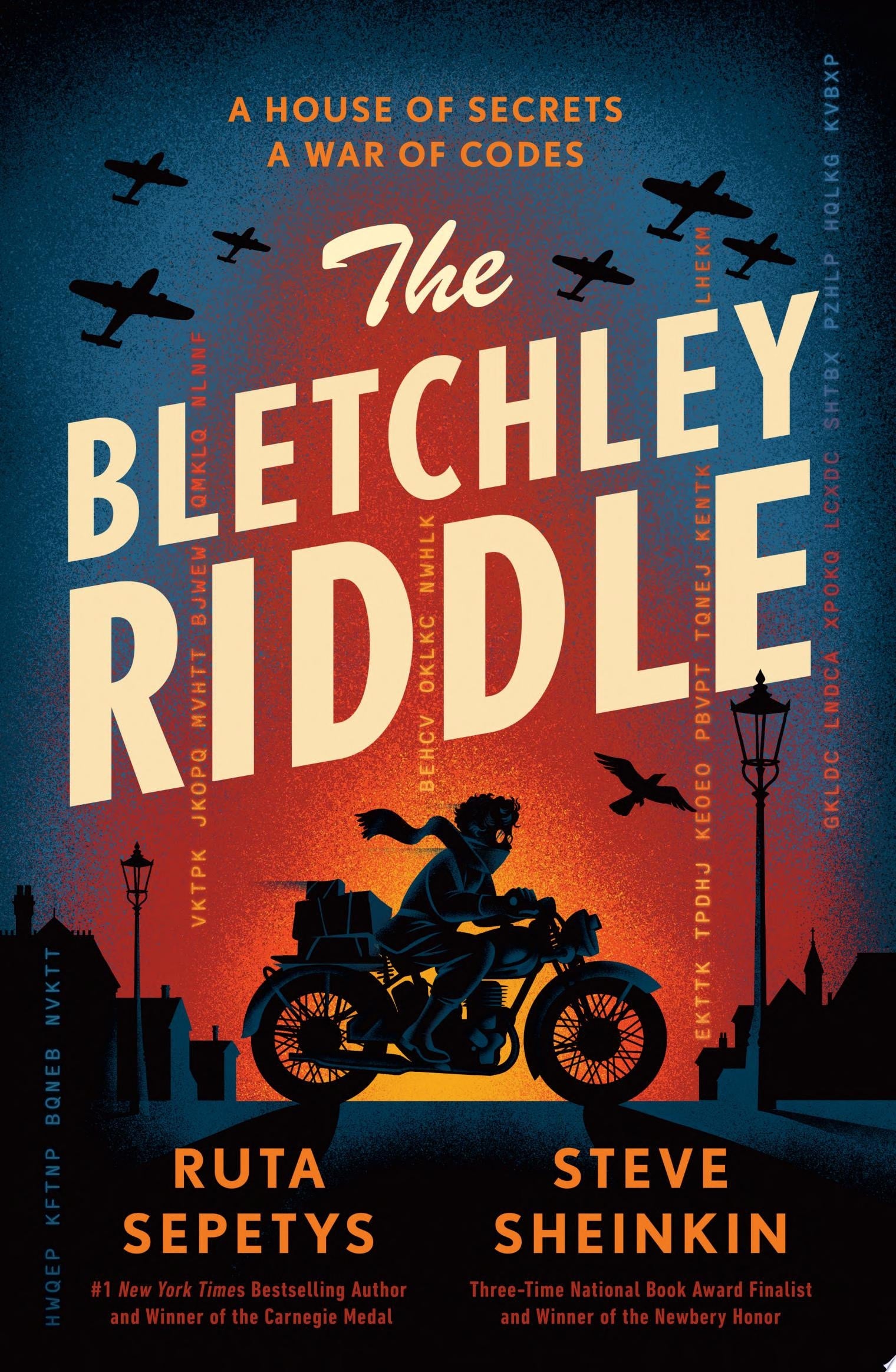 Book cover of The Bletchley Riddle by Sepetys, Ruta