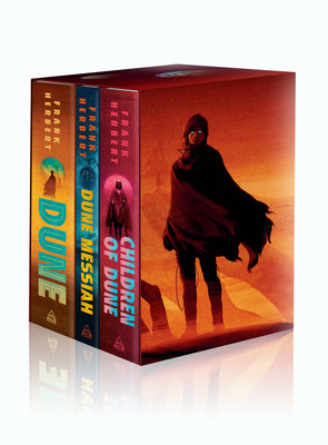 Frank Herbert's Dune Saga Books 1-3 Deluxe Hardcover Boxed Set: Dune, Dune Messiah, and Children of Dune by Frank Herbert book cover