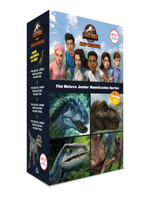 Camp Cretaceous: The Deluxe Junior Novelization Boxed Set (Jurassic World: Camp Cretaceous) by Steve Behling book cover