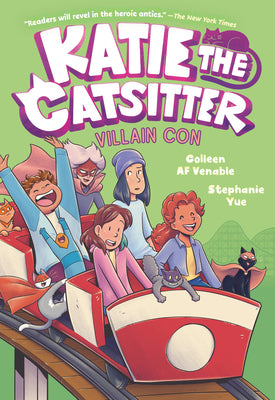 Katie the Catsitter 5: Villain Con: (A Graphic Novel) by Venable, Colleen Af book cover