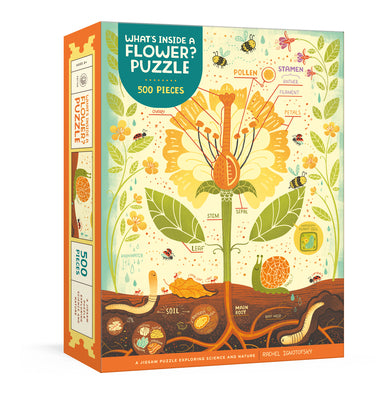 What's Inside a Flower? Puzzle: Exploring Science and Nature 500-Piece Jigsaw Puzzle Jigsaw Puzzles for Adults and Jigsaw Puzzles for Kids product image
