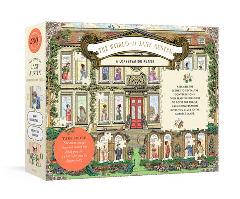 The World of Jane Austen: A Conversation Puzzle: 500-Piece Puzzle: Jigsaw Puzzle for Adults product image