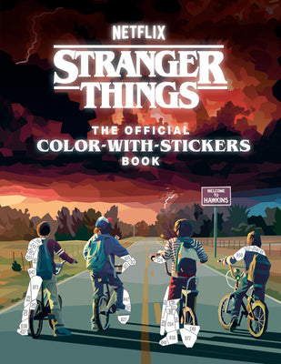 Stranger Things: The Official Color-With-Stickers Book by Random House Worlds book cover