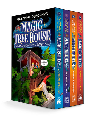 Book cover of Magic Tree House Graphic Novel Starter Set: (A Graphic Novel Boxed Set) by Osborne, Mary Pope