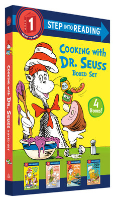 Cooking with Dr. Seuss Step Into Reading 4-Book Boxed Set: Cooking with the Cat; Cooking with the Grinch; Cooking with Sam-I-Am; Cooking with the Lora by Bonnie Worth book cover