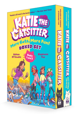 Katie the Catsitter: More Cats, More Fun! Boxed Set (Books 1 and 2): (A Graphic Novel Boxed Set) by Colleen Af Venable book cover