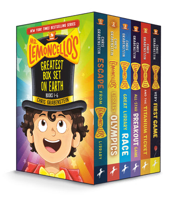 Mr. Lemoncello's Greatest Box Set on Earth: 6 Books! by Chris Grabenstein book cover