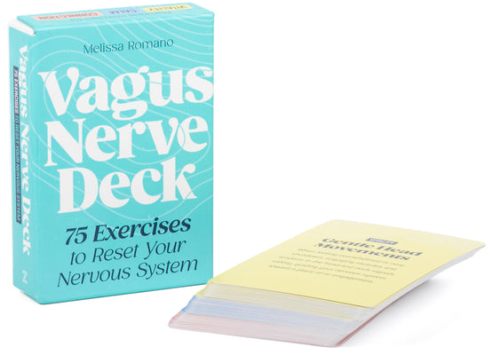 Book cover of Vagus Nerve Deck: 75 Exercises to Reset Your Nervous System by Romano, Melissa