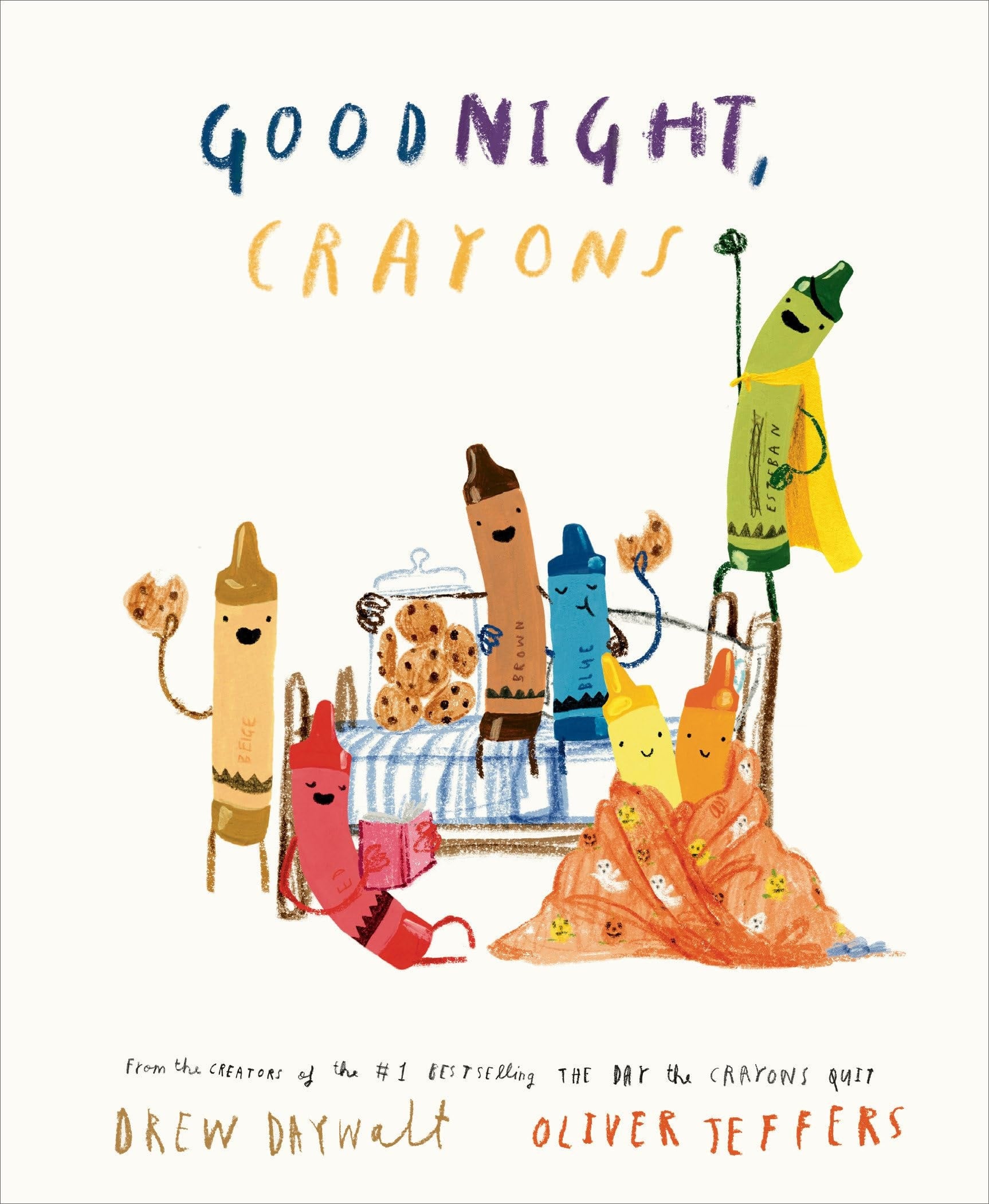 Book cover of Goodnight, Crayons by Daywalt, Drew