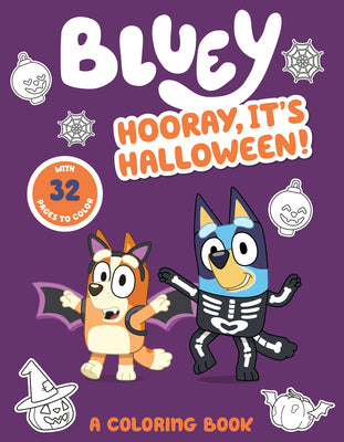 Bluey: Hooray, It's Halloween!: A Coloring Book by Penguin Young Readers Licenses book cover