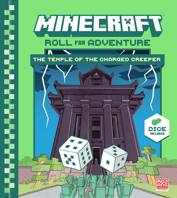 Book cover of Minecraft: Roll for Adventure: The Temple of the Charged Creeper by Forbeck, Matt