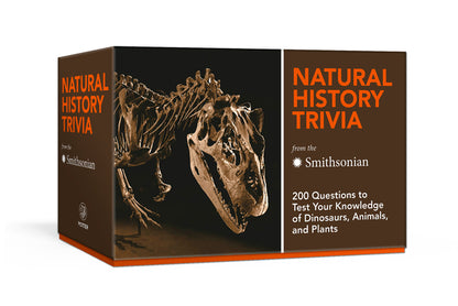 Natural History Trivia from the Smithsonian: Trivia Cards: 200 Questions to Test Your Knowledge of Dinosaurs, Animals, and Plants product image