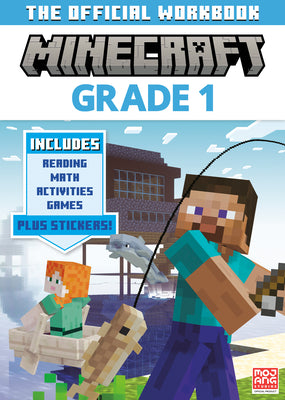 Official Minecraft Workbook: Grade 1 by Random House book cover