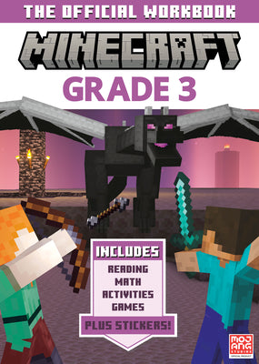 Official Minecraft Workbook: Grade 3 by Random House book cover